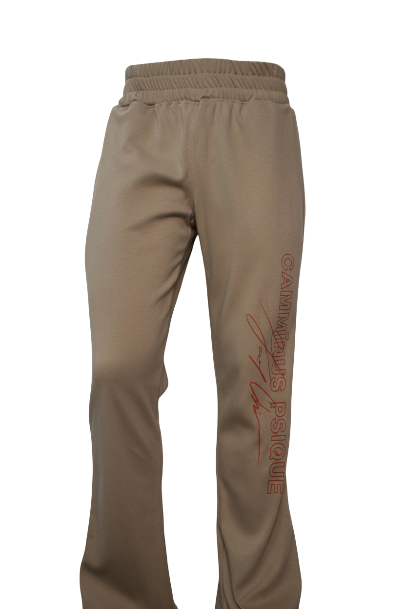 Flared Sweatpants Cammīnus Psiqué – Serigrafía roja