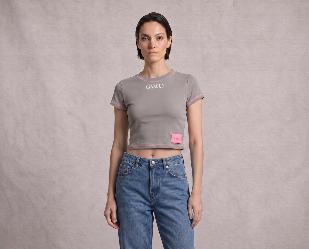GAXCO Cropped Short Sleeve Shirt