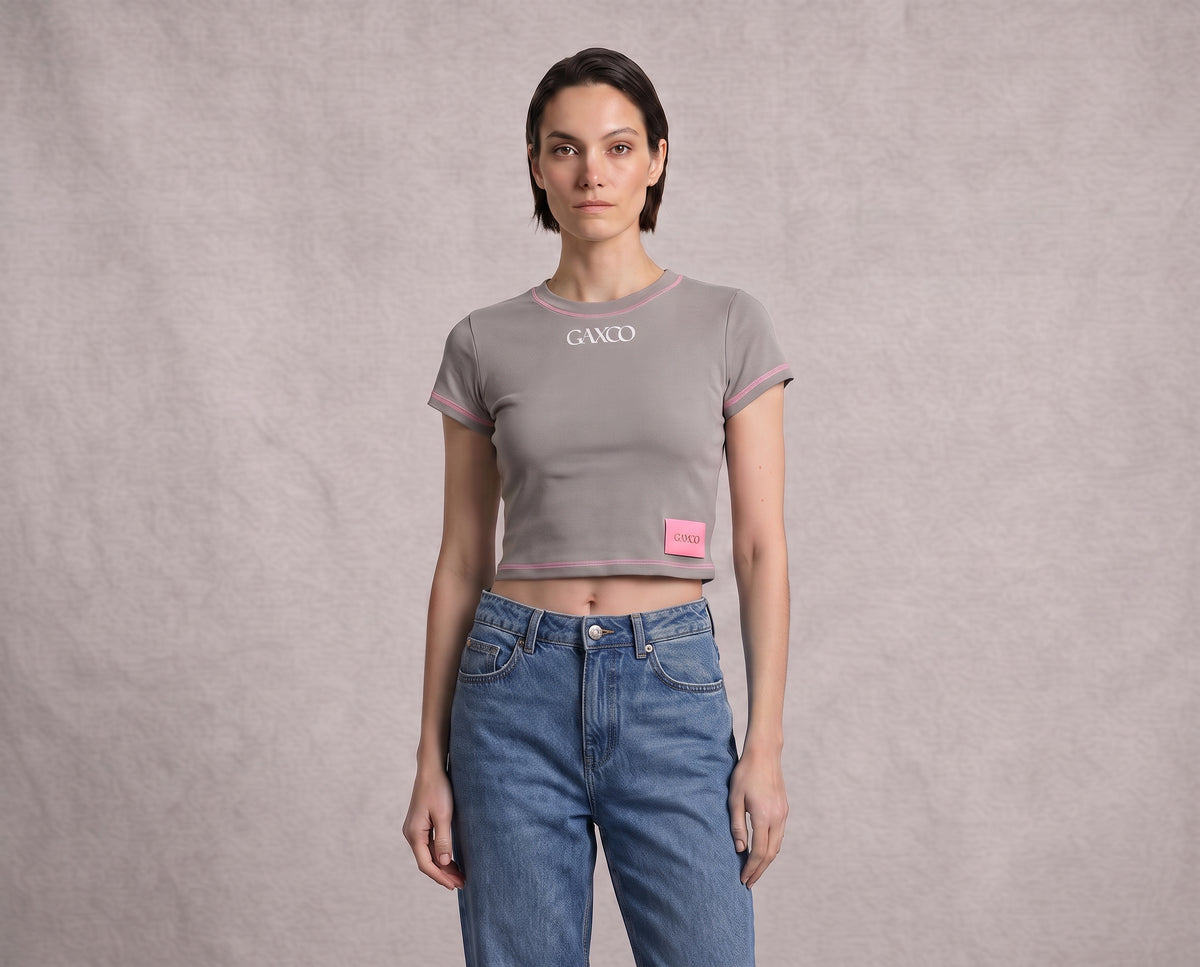 GAXCO Cropped Short Sleeve Shirt