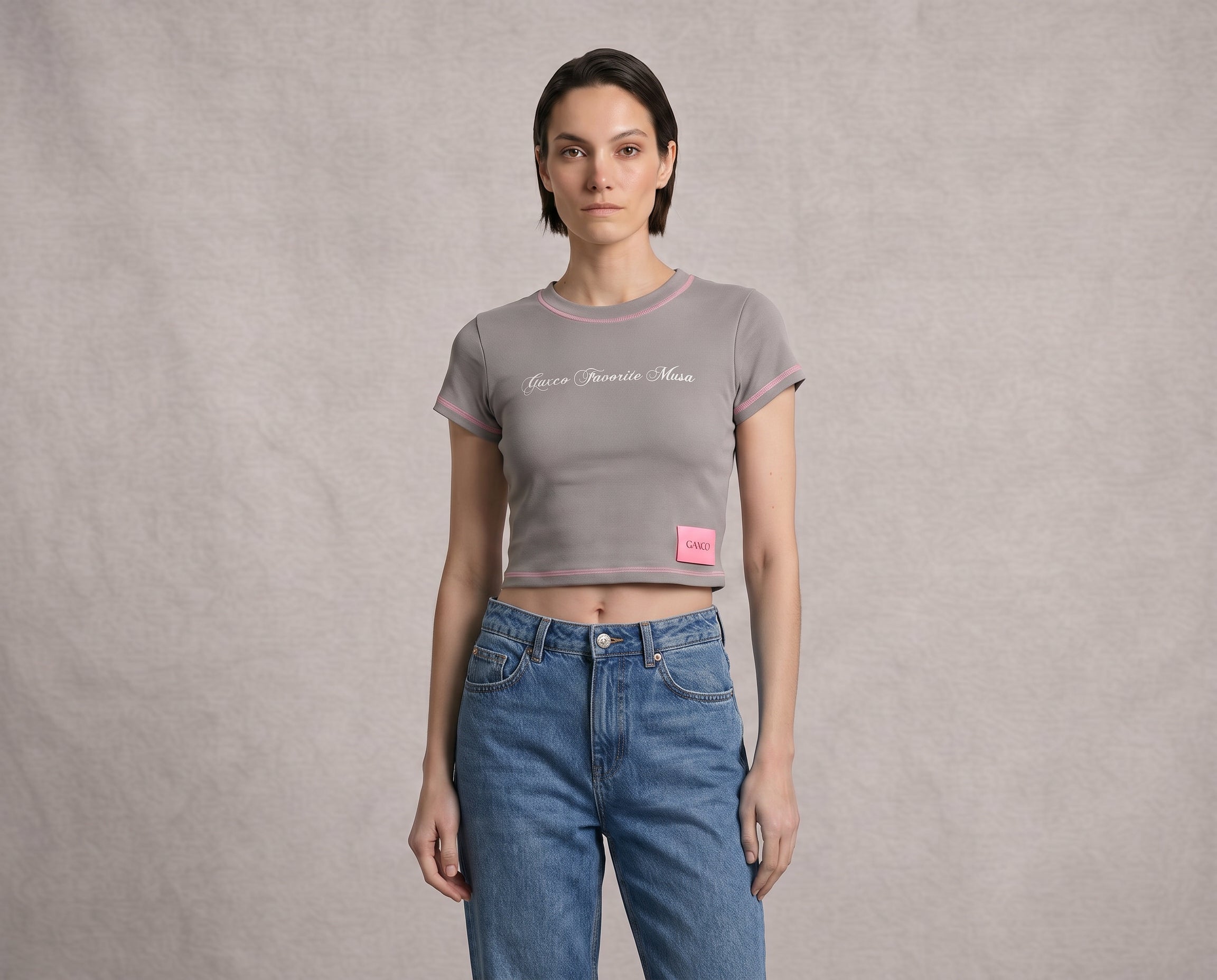 GAXCO Favorite Musa Cropped Shirt