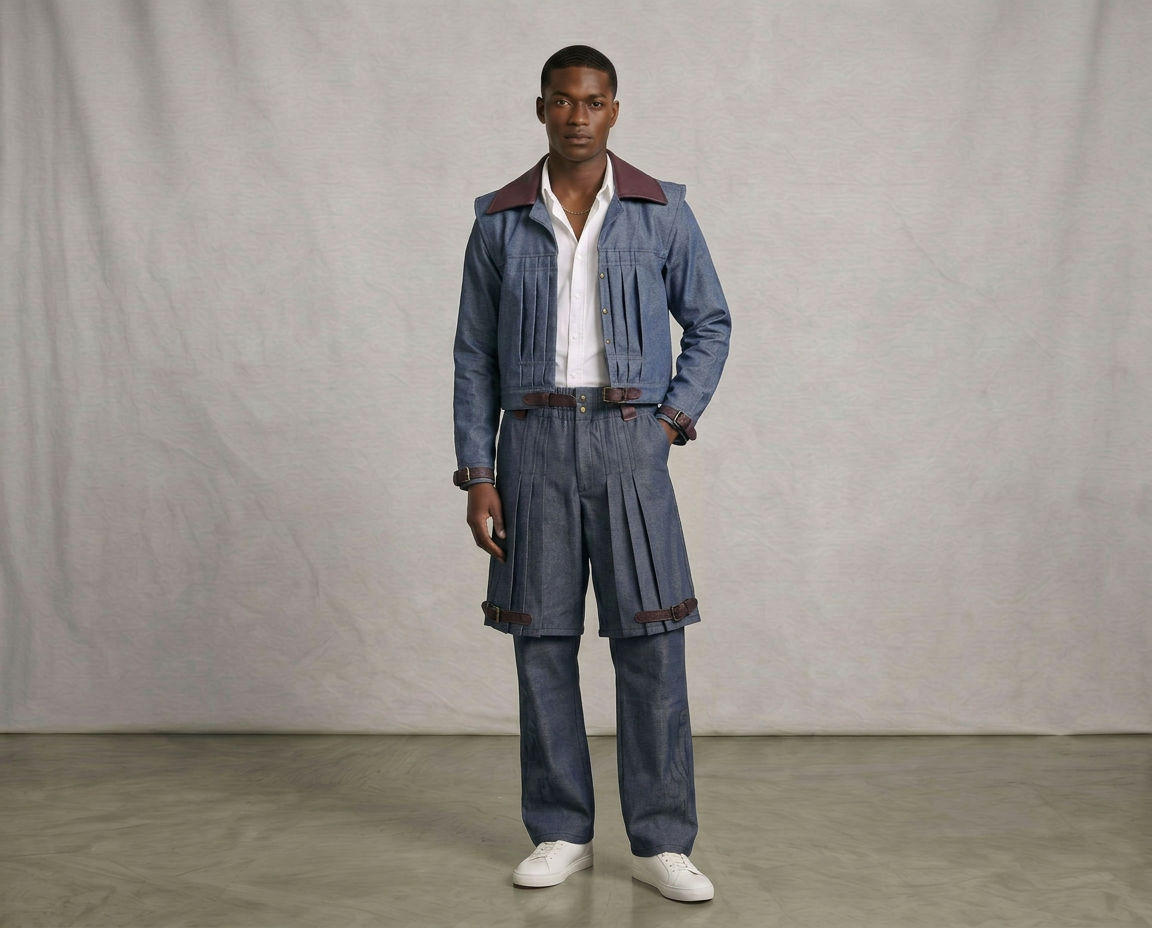 GAXCO Cowhide Dust Violet Set — One of One | NYFW FW25 Designer Set