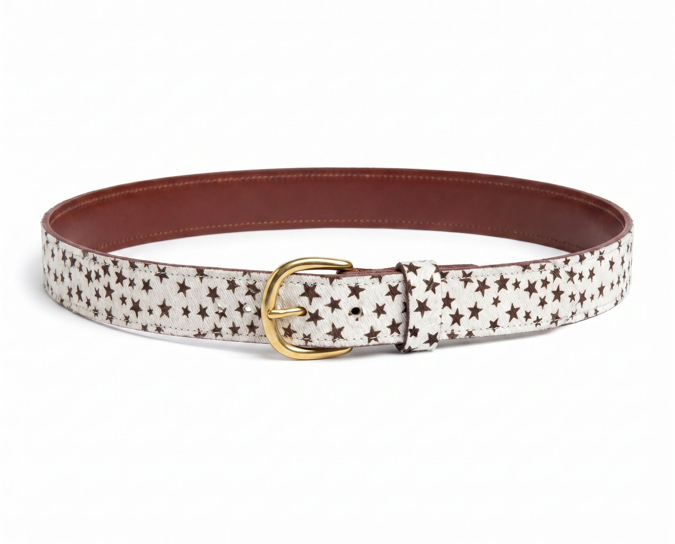 Rock Star Genuine Leather Belt